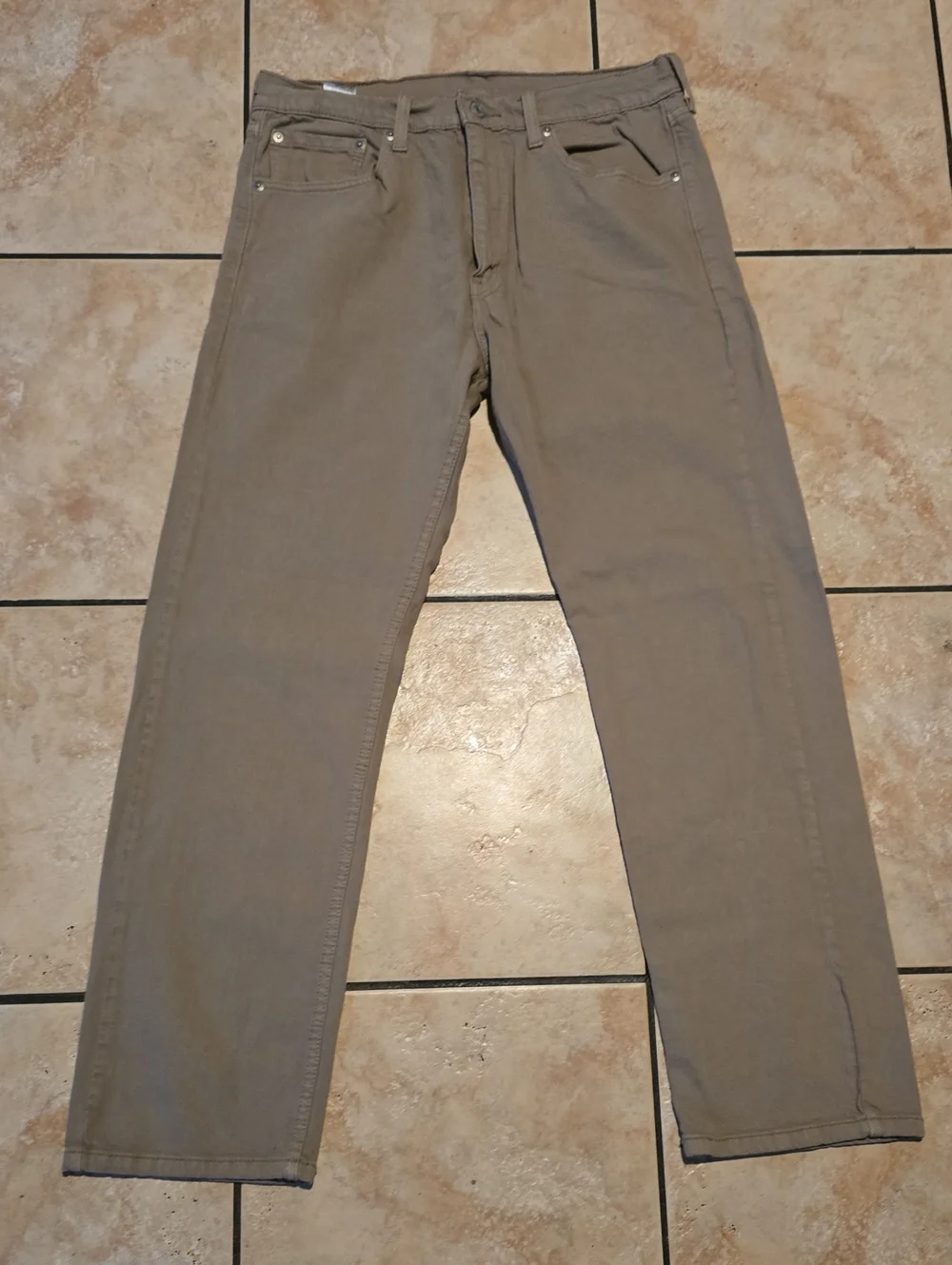 Levi's Men's Straight Jeans - Taupe Brown
